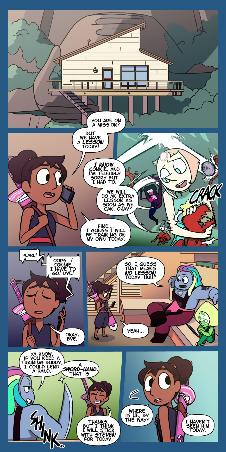 Read Steven Universe : The Story of Black Pearl (SU fan comic) :: ep 11:  Bad Omen 1 (part1) | Tapas Community