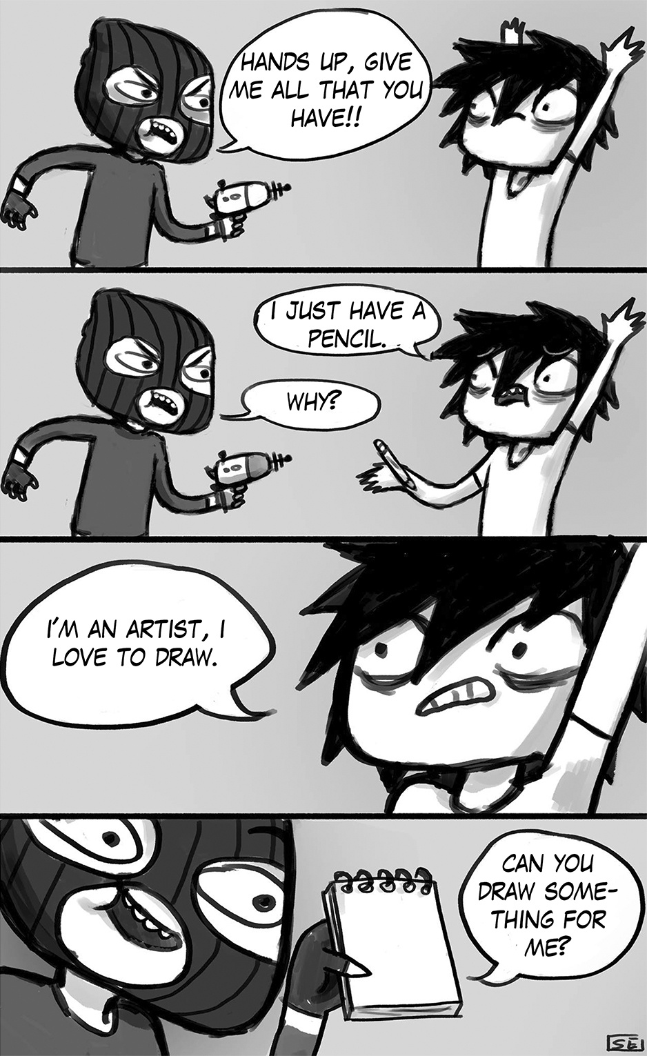 Read Inker Comics :: Robbery. | Tapas Comics