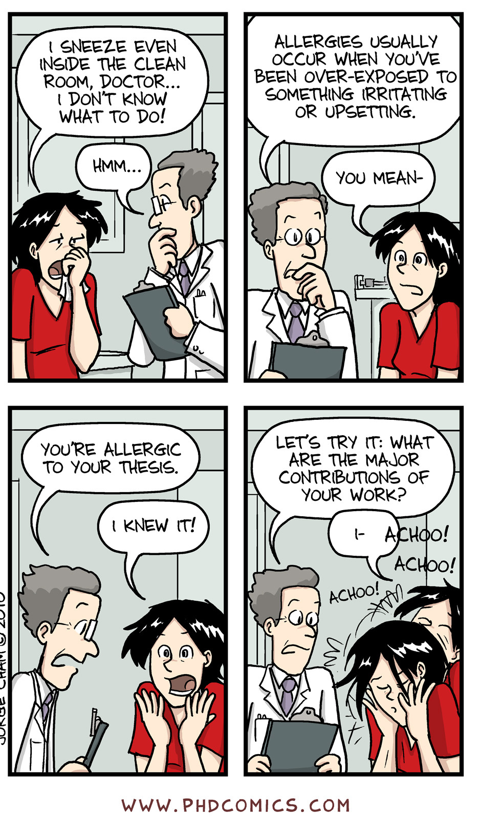 Best of PHD Comics :: A Topical Atopy - image 1