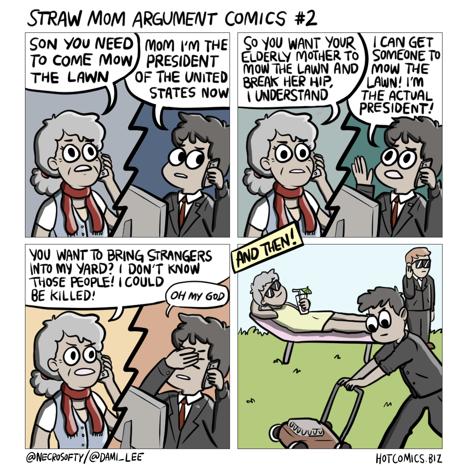 Read Hot Comics For Cool People :: Straw mom argument comics #2 | Tapas  Community