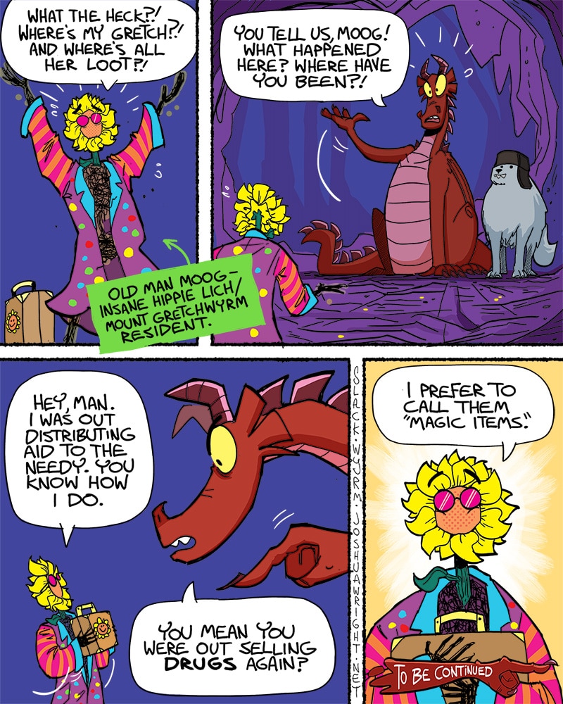 Read Slack Wyrm :: The lich returns | Tapas Comics
