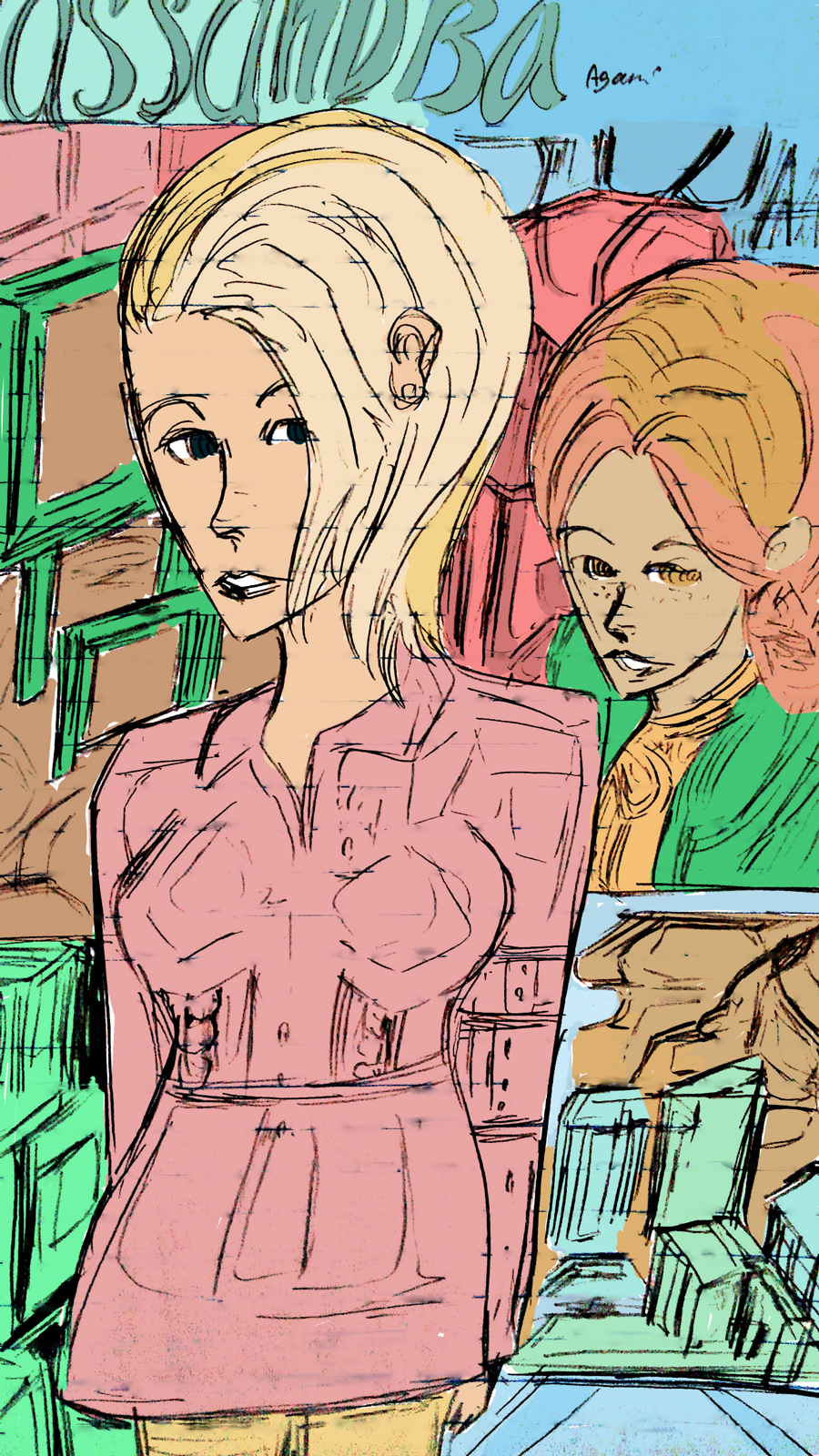 Twobitytecomics :: Cassandra again (night color) - image 1