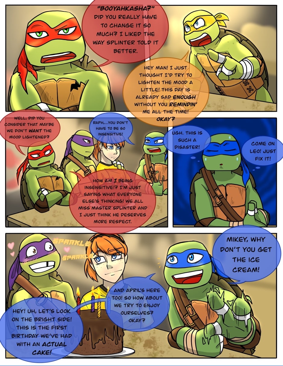 Read Rise of the Parallel: Teenage Mutant Ninja Turtles :: A Cut Short ...