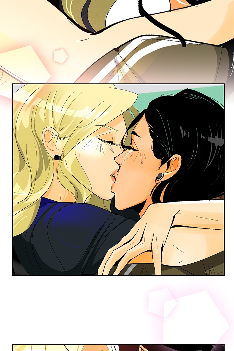 Mitsu and Celia kiss deep Blindfold Mashersan Sticker for Sale by  Mashersan