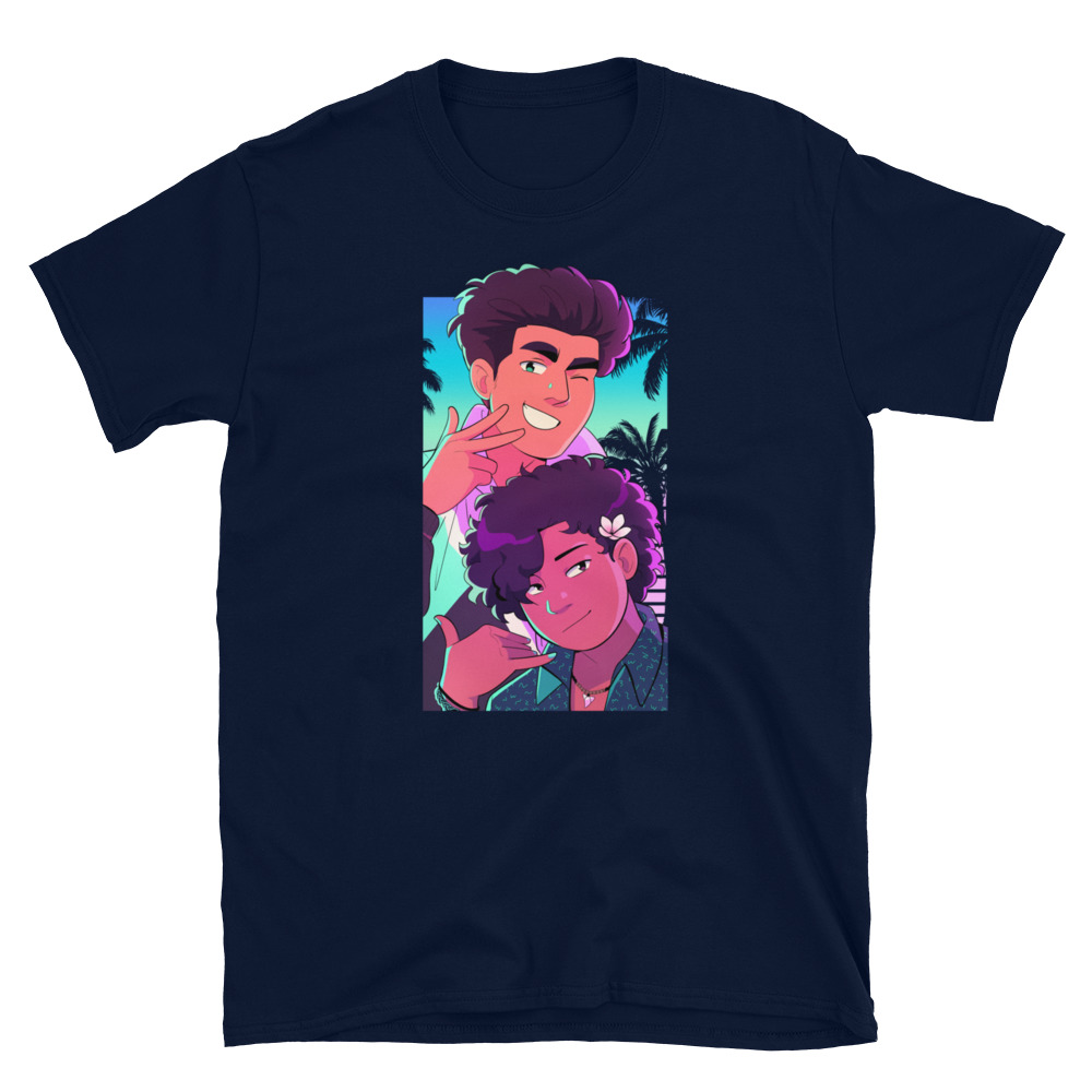 Retro 80's SUNSET Softstyle T-Shirt
