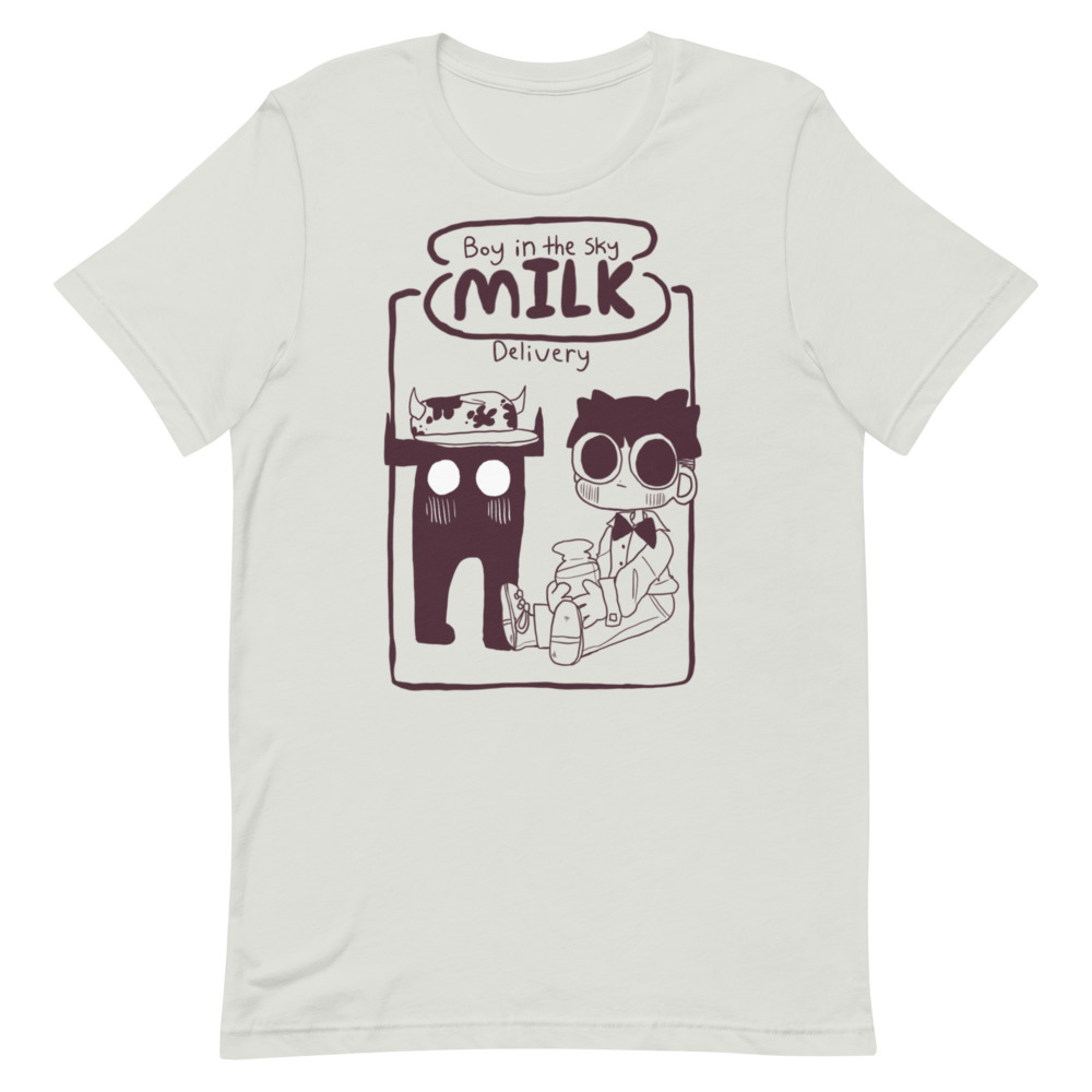 Boy in the sky milk delivery tee-shirt!