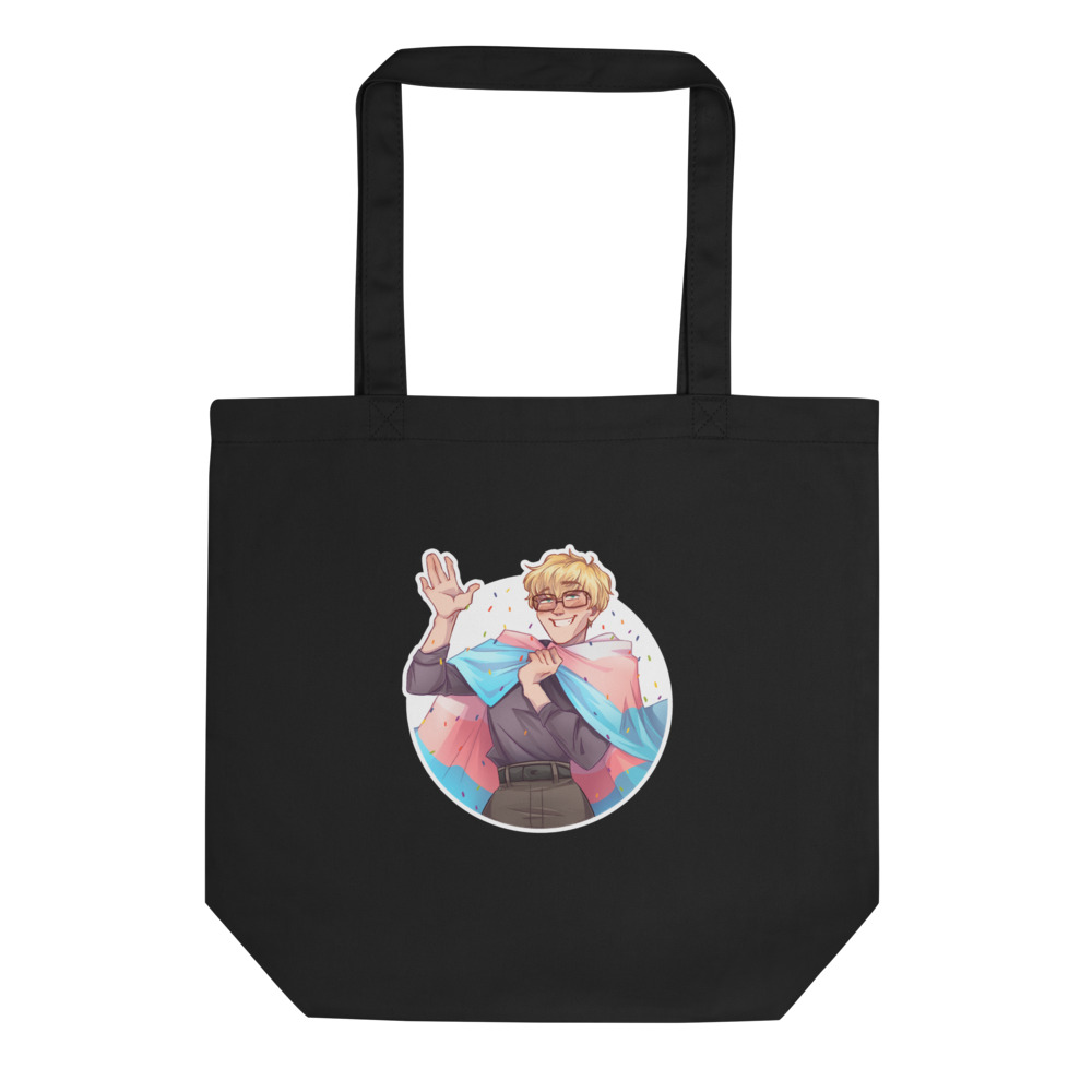 Alexander Transgender Day of Visibility Organic Cotton Tote Bag