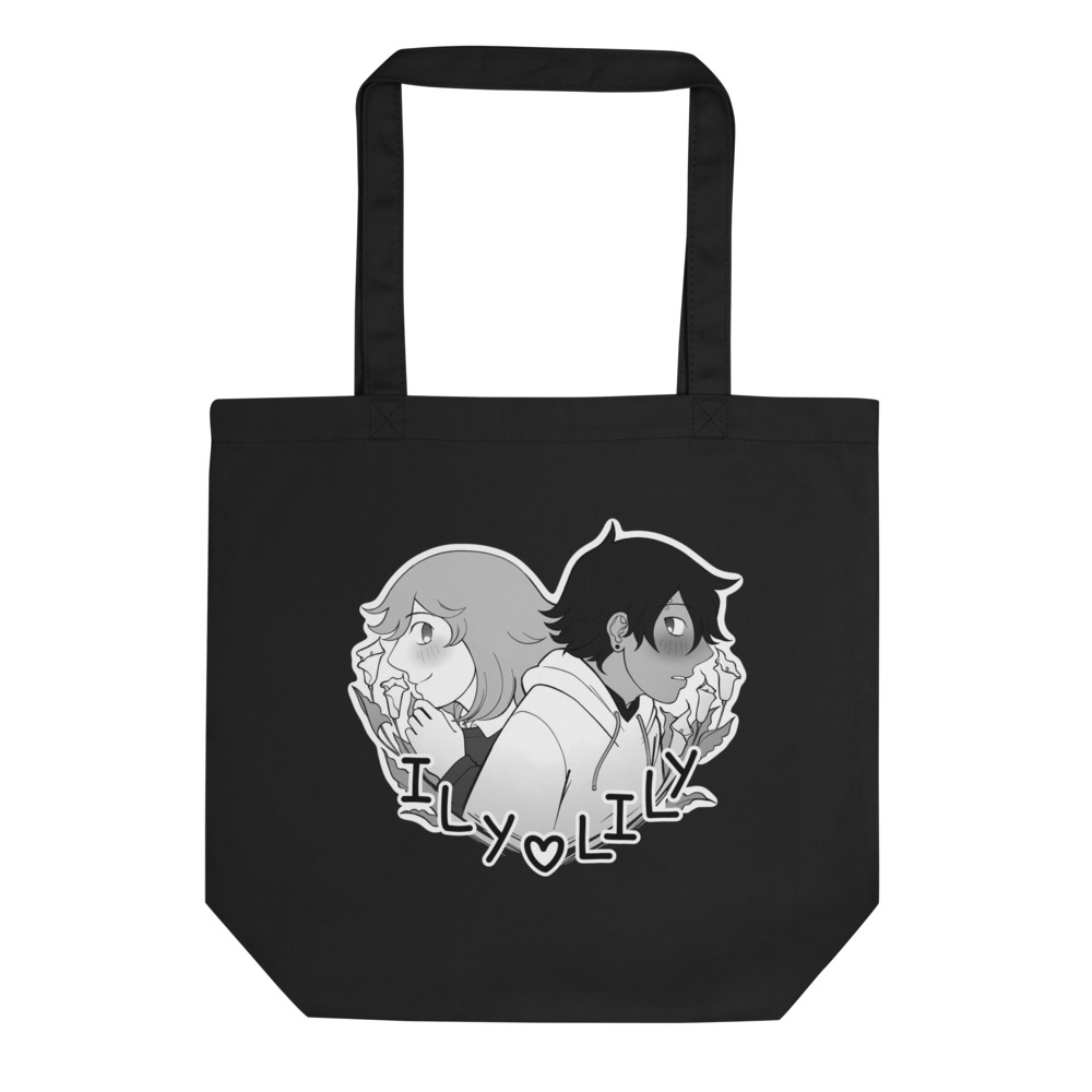 ILY Lily - Black and White Tote