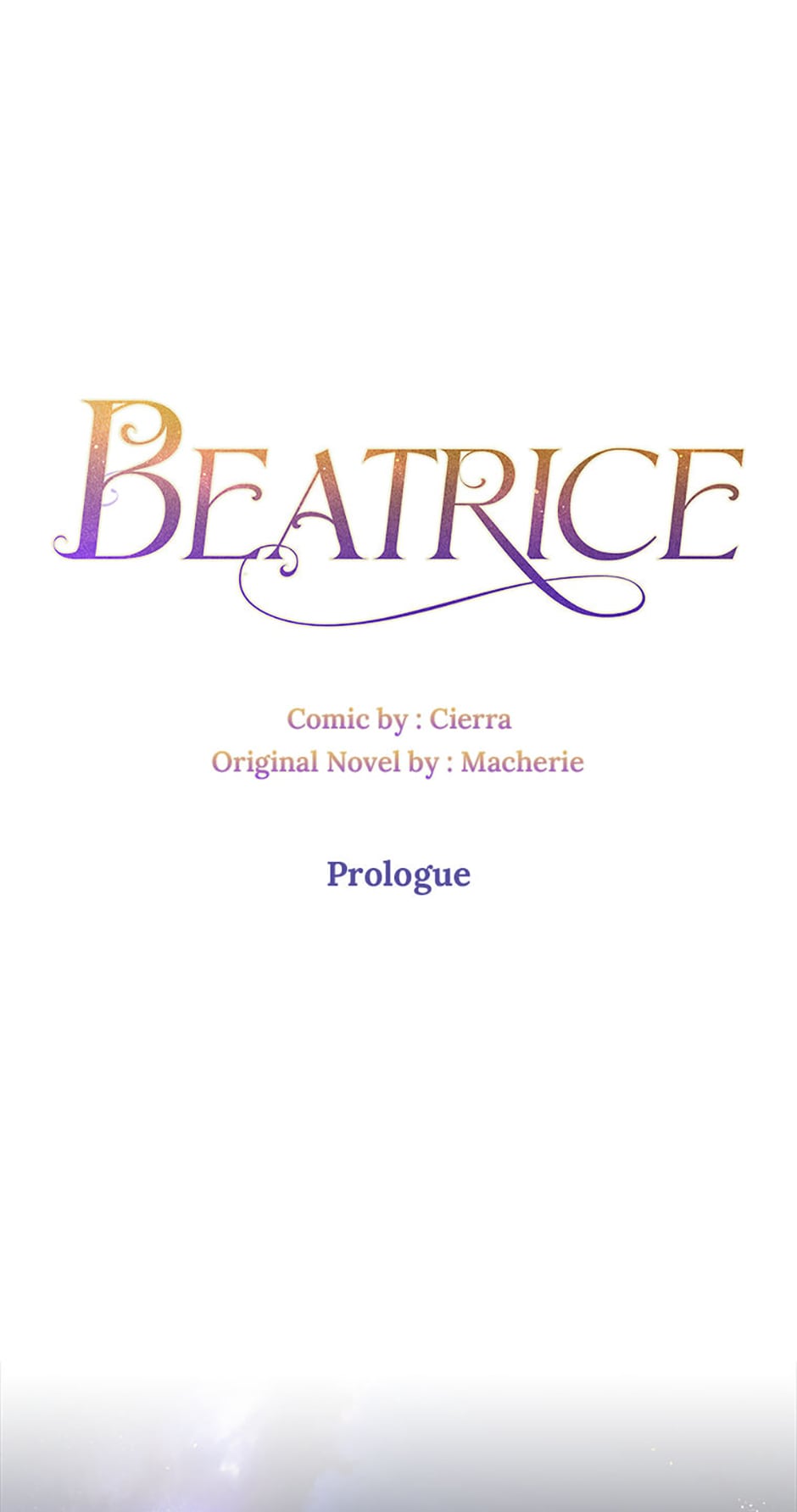 Read Beatrice Episode 0 Tapas Comics