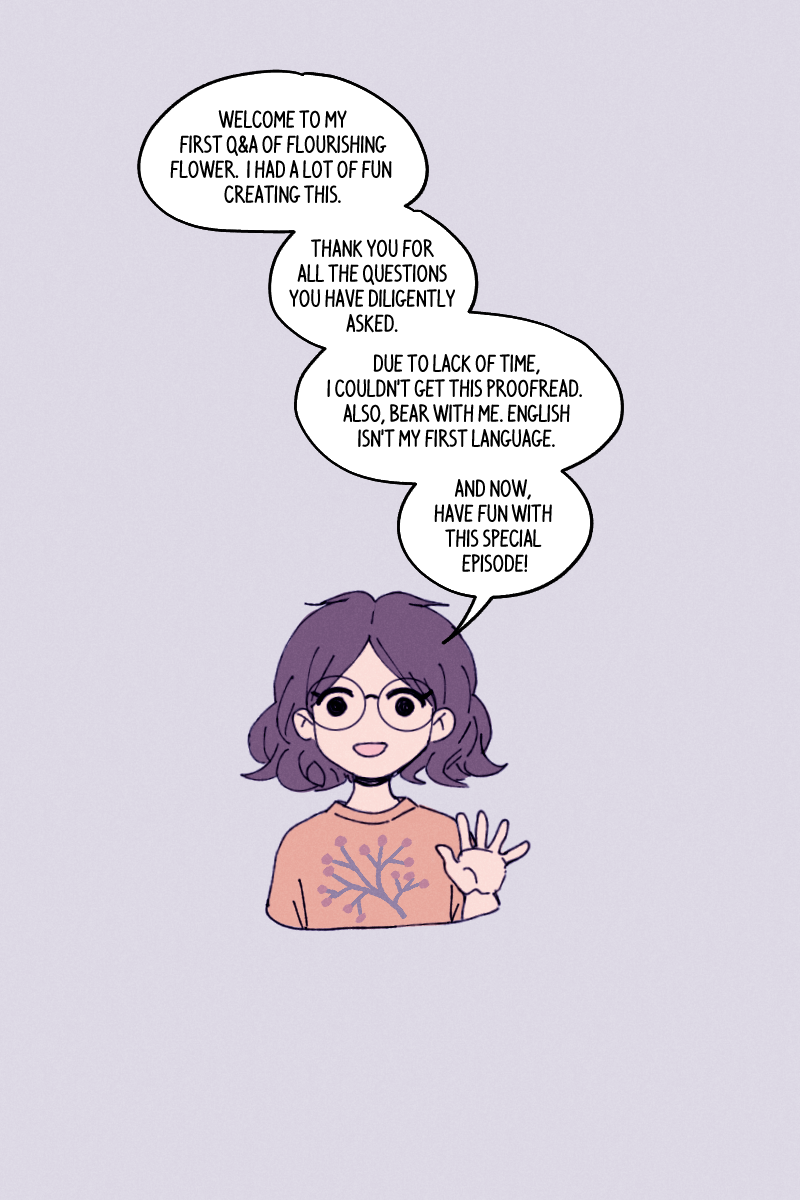 Read Flourishing Flower :: Special Q&A | Tapas Comics