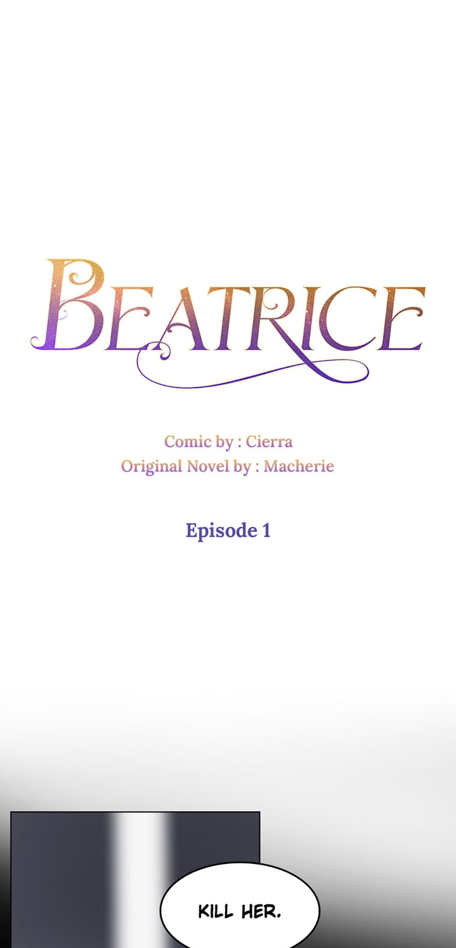 Read Beatrice Episode 1 Tapas Comics