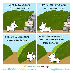 Back and forth.