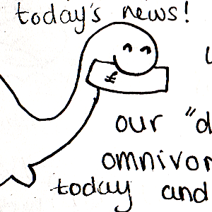 30-03-17: Dino sore-ear!