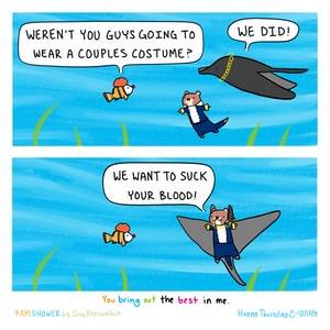 Read 4amShower :: Feeling Batty! | Tapas Community