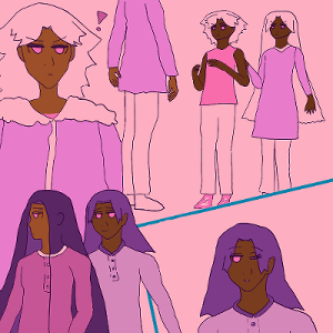 Previews for upcoming pages and a last mention for the Kickstarter