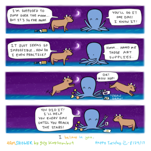 never too far.