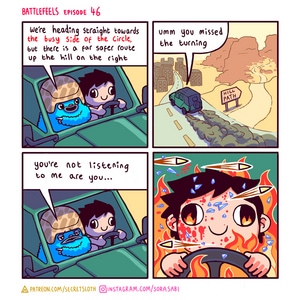 Driving into the circle