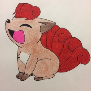 Vulpix (With Colored Pencil and Marker)