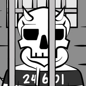 Jailhouse Meh - Skull Guy, The Apathetic Skeleton
