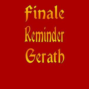 Finale Reminder Gerath Note
