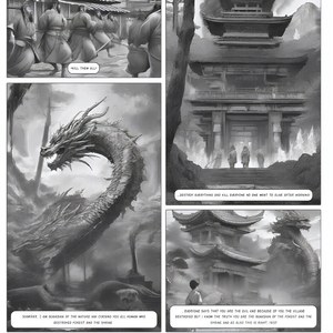 Ancient japan village 