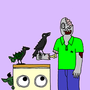 Raven and Zombie do Science