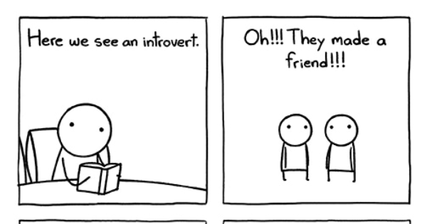 Read Sarah's Scribbles :: Introvert Friends | Tapas Community