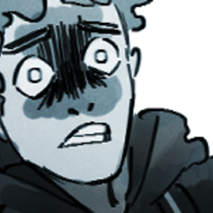 A rigged staring contest