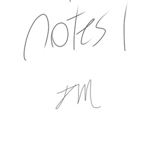 Author&rsquo;s Notes I
