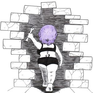 "Something awful happens". Page 10.