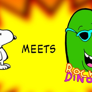 Snoopy Meets Rockin' Dinosaur