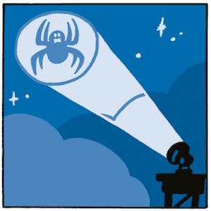 Dickie discovers superheroes are real