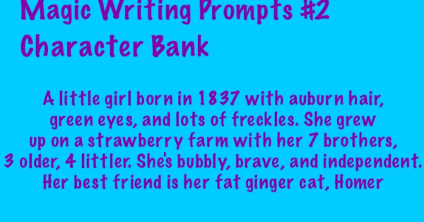 Read Magic Writing Prompts!! :: Magic Writing Prompts #2 (Character ...
