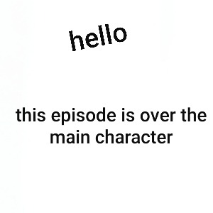 announcement main character