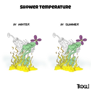 Shower temperature