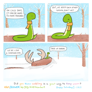 snowy days.
