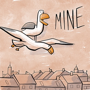 Mine! Flying first class.