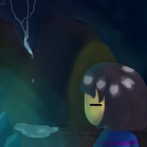 Cave &quot;Waterfall&quot; (UNDERTALE)