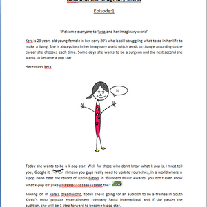 kera and her imaginary world