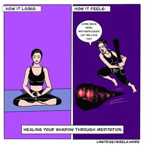 And another case of &ldquo;how it looks vs. how it feels&rdquo;, meditation edition. 