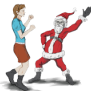 Santa, a night on the town