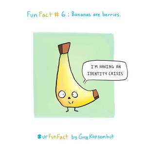 And, strawberries aren't berries!