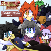 Empty book: Questing for food.