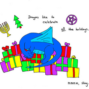 Guest comic by Lauren: Holidays