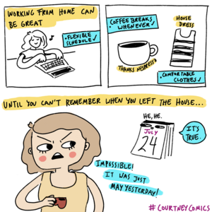 Working from Home/Travailler depuis chez soi