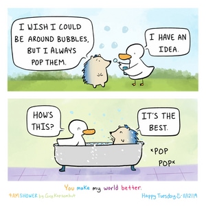 Bubble time.