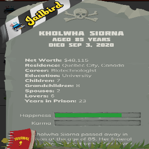 Death of Kholwa Snowdrop 