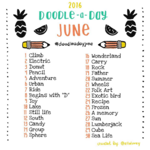 Doodle A Day | June | By @ELLOLOVEY