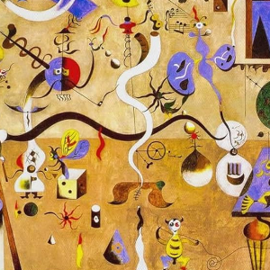 The Harlequin's Carnival Painting: JOAN MIR&Oacute;