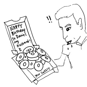 Birthday Doughnuts #Korea